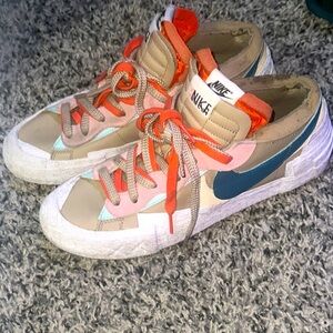 Nike
x sacai x Kaws Blazer Low "Reed" sneakers. Size 10.